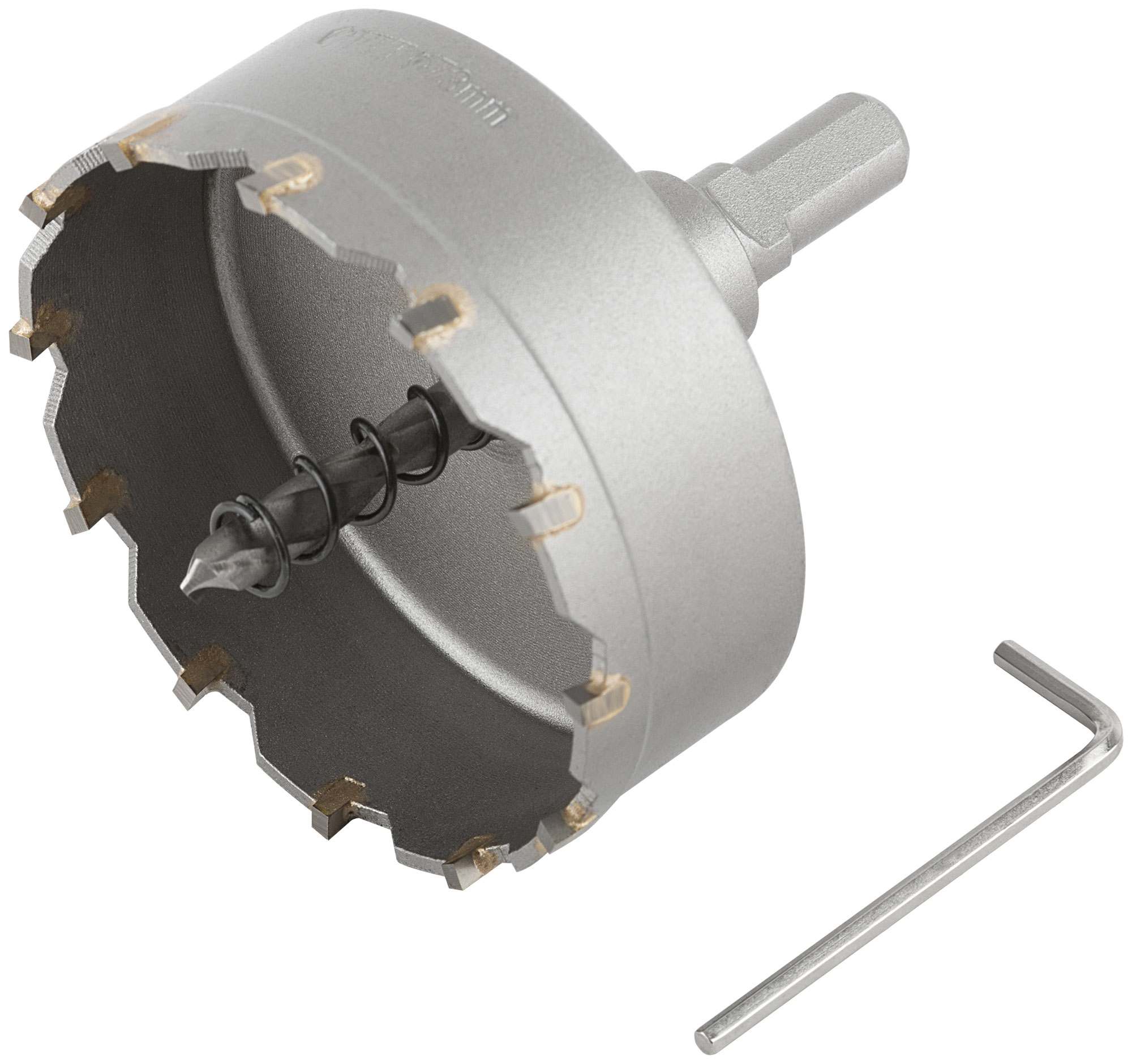 Коронка кольцевая с карбидными вставками Профи (для отверстий в нержавеющей стали) 73 мм