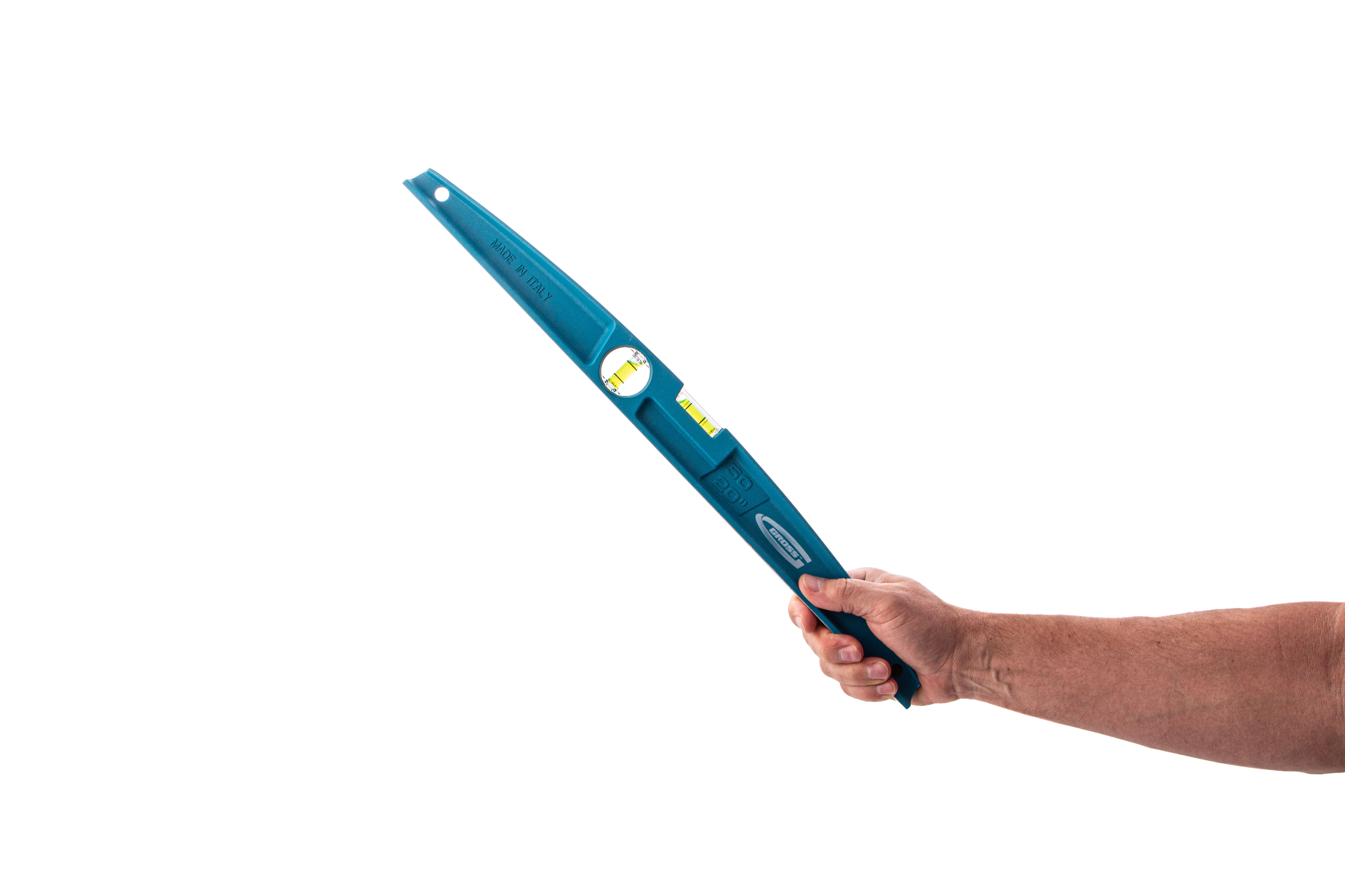 Уровень литой, 500 мм, 2 глазка Gross