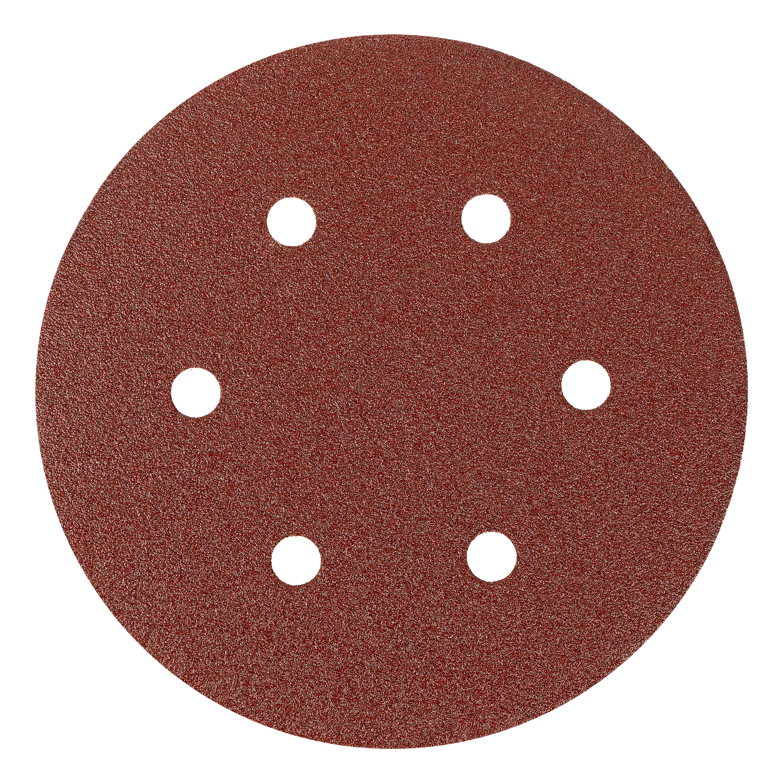 Круг абразивный на ворсовой подложке под "липучку", перфорированный, P 80, 150 мм, 5 шт Matrix
