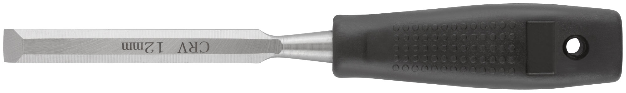 Стамеска CrV с пластиковой ручкой 12 мм