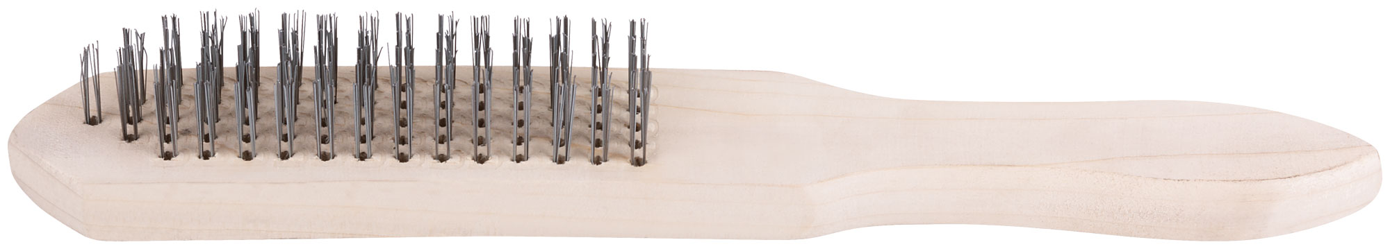 Корщетка с деревянной ручкой 5-ти рядная