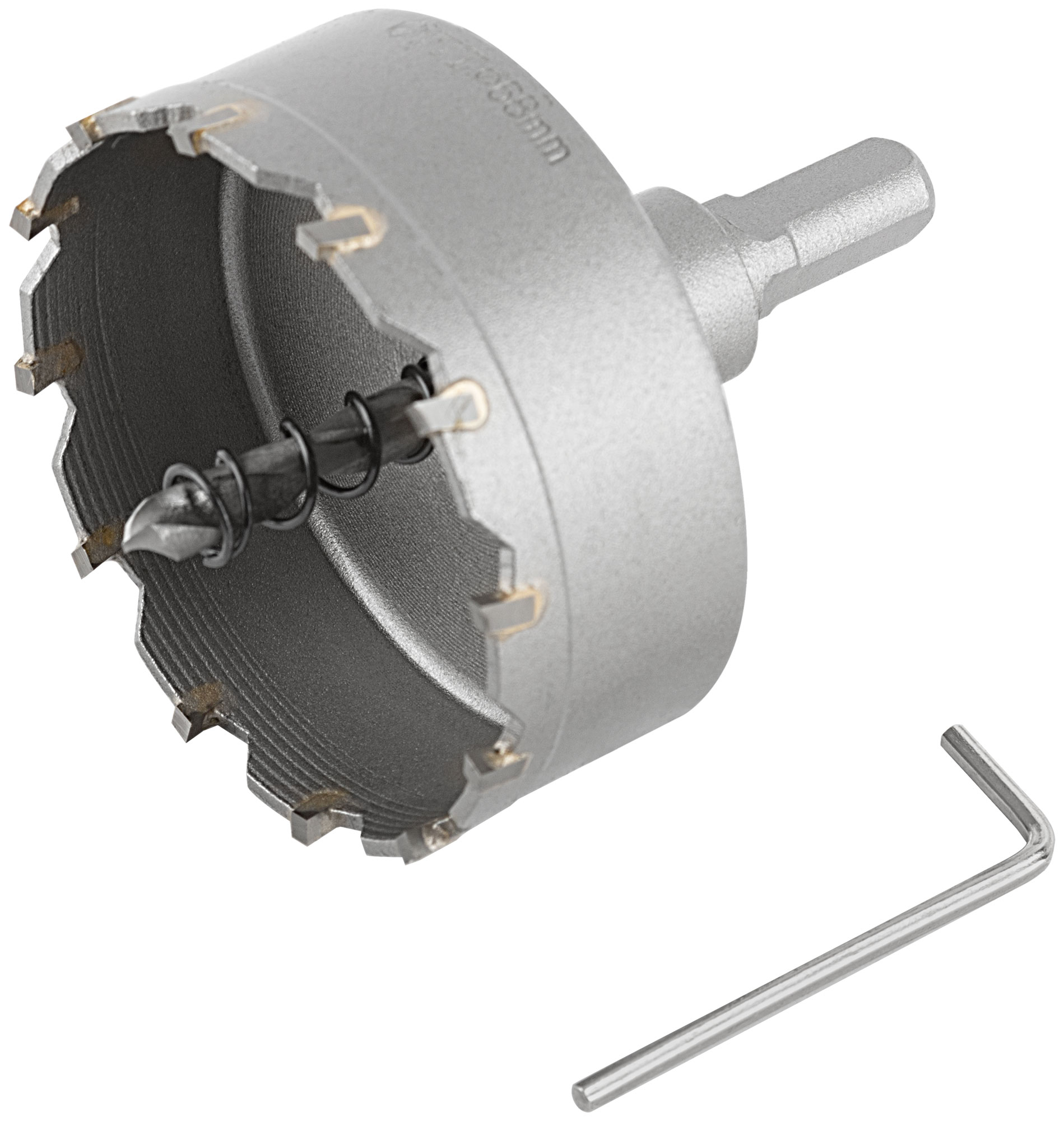 Коронка кольцевая с карбидными вставками Профи (для отверстий в нержавеющей стали) 68 мм