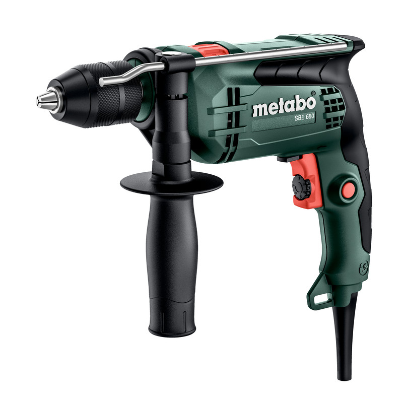 Сетевая дрель Metabo SBE 650 ударная (БЗП)