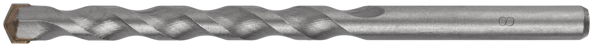 Сверло победитовое ударное, цилиндрический хвостовик (для бетона, кирпича)  8х120 мм