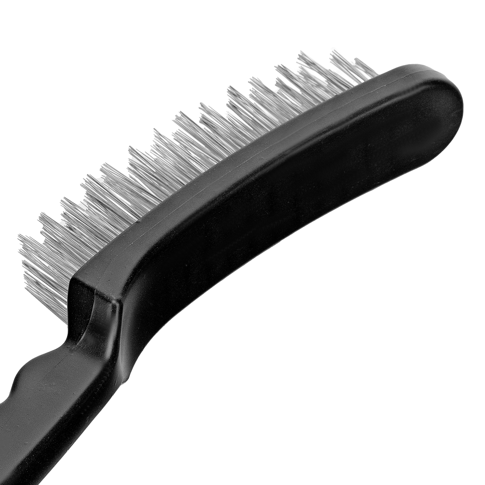 Щетка пятирядная металлическая с пластмассовой ручкой Sparta