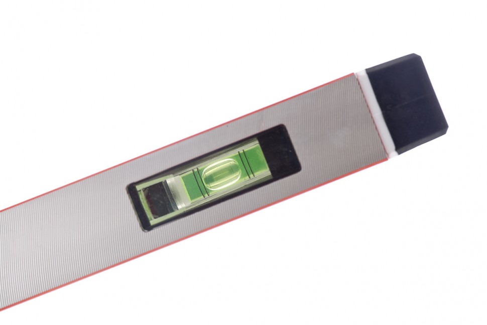 Уровень алюминиевый, магнит, фрезерованный, 3 глазка (1 зеркальный), двухкомпонентные рукоятки, 1200 мм Matrix