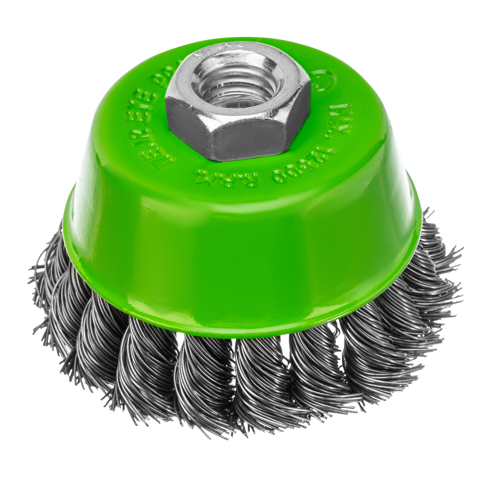 Щетка для УШМ, 75 мм, М14, "чашка", крученая металлическая проволока Сибртех