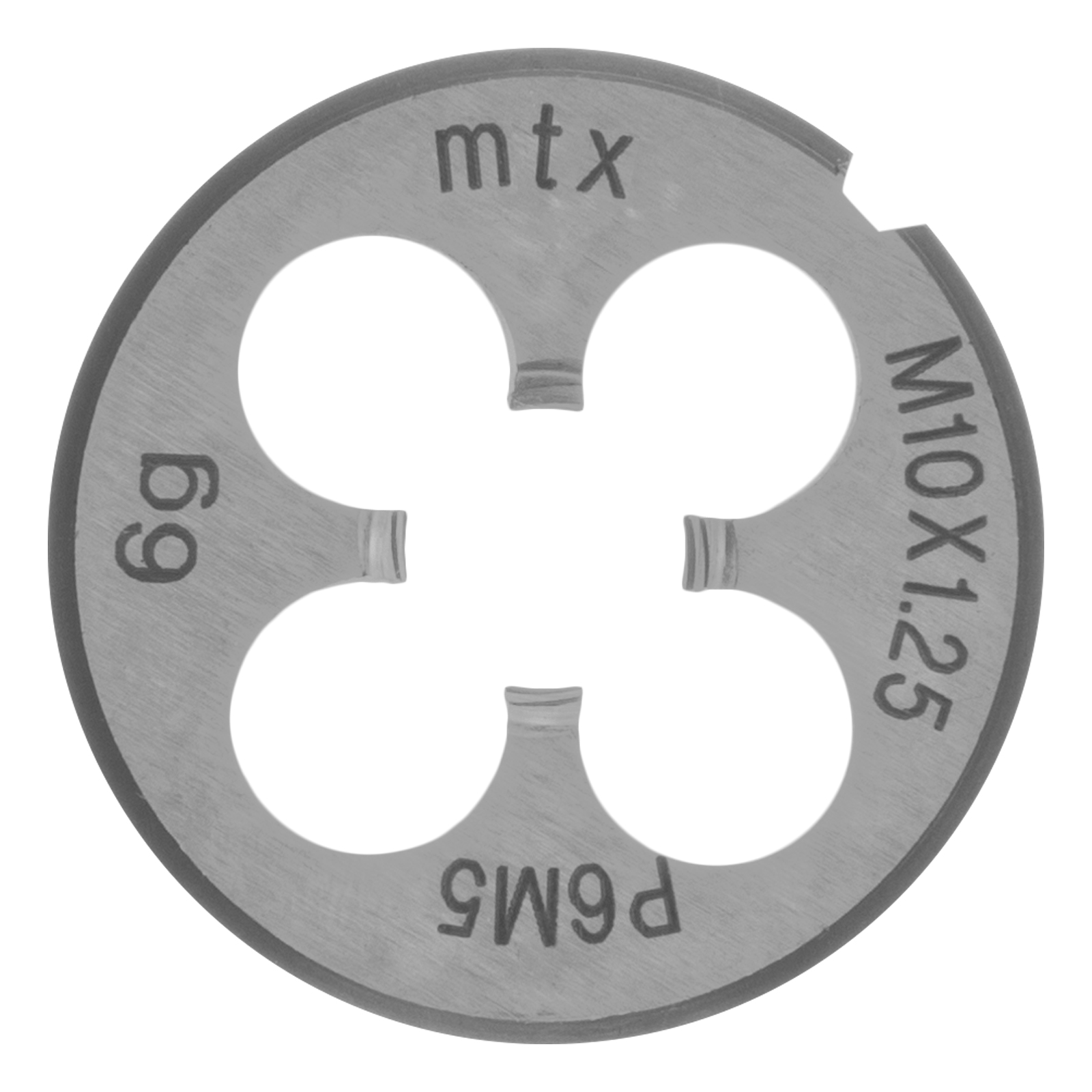 Плашка М10 х 1.25 мм, Р6М5 MTX