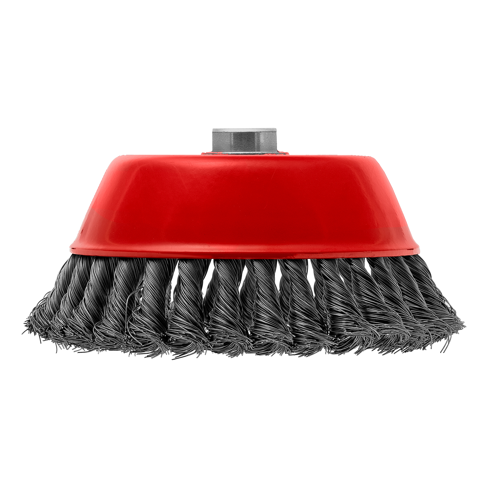 Щетка для УШМ, 150 мм, М14, "чашка", крученая проволока 0.35 мм Matrix