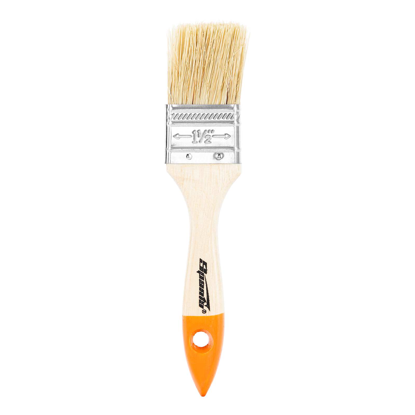 Кисть плоская Slimline 1.5" (38 мм), натуральная щетина, деревянная ручка Sparta