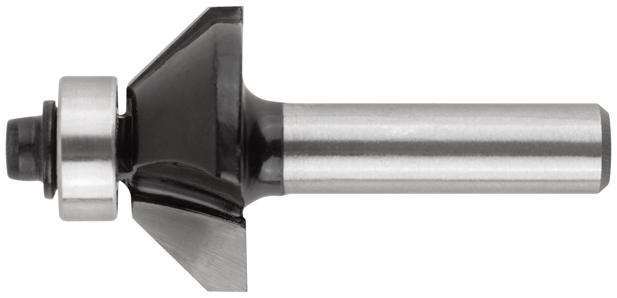 Фреза кромочная конусная с нижним подшипником, угол 45 гр., DxL = 25х50 мм